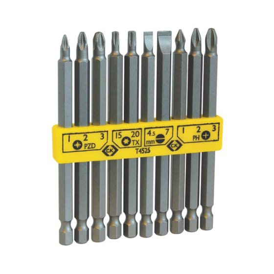Screwdriver Bit Set/10 - Long Screwdriver Bit Set/10 - Long
