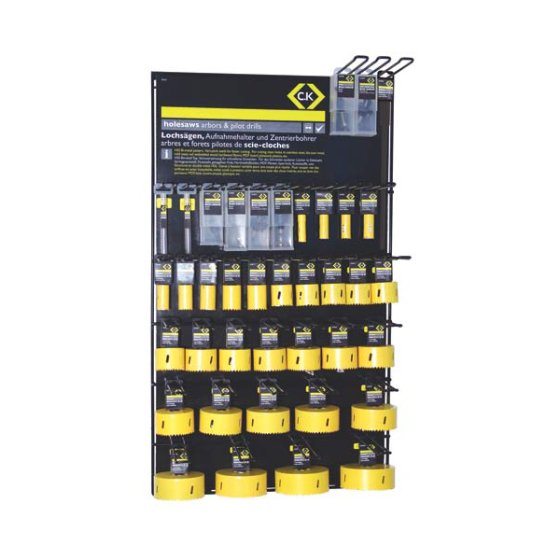 Holesaw Display Stocked Stand