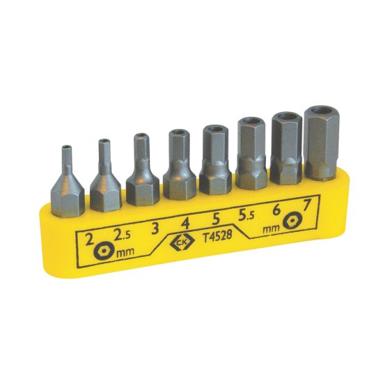 Screwdriver Bit Set/8 - Hex TP Screwdriver Bit Set/8 - Hex TP