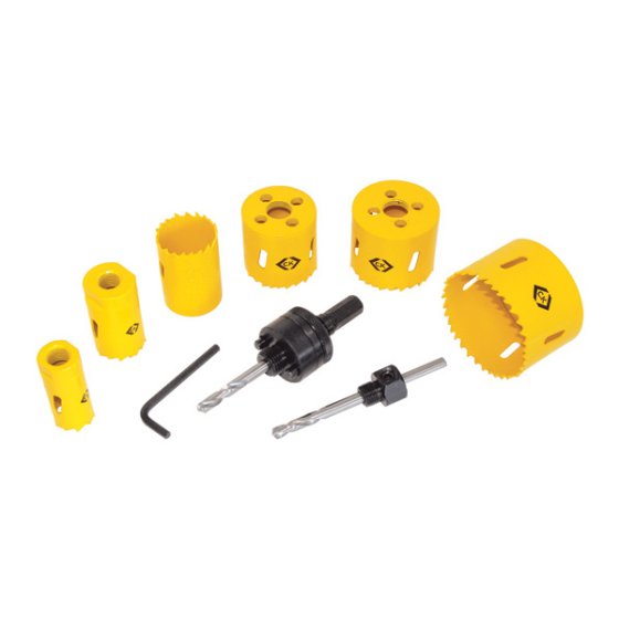 Holesaw Kit 9 Piece Holesaw Kit 9 Piece