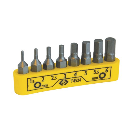 Screwdriver Bit Set/8 - Hex