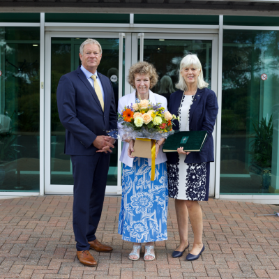 Val Cooper, 50 Years of service.