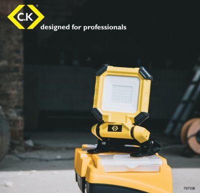 New C.K Rechargeable LED Floodlight - Makes light work of awkward spaces!