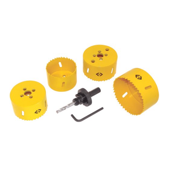 Hole Saw Kit 6 pc Downlight
