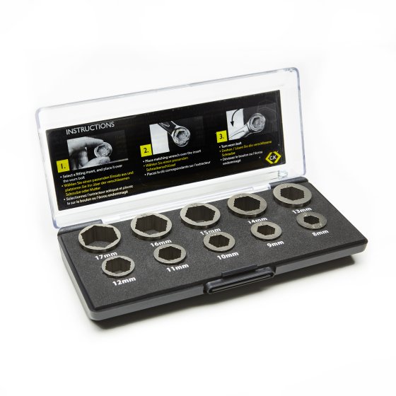 Damaged Nut Extractor Set Damaged Nut Extractor Set