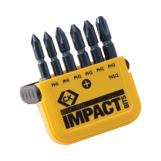 Blue Steel Impact Bit PH Set/6 Blue Steel Impact Bit PH Set/6