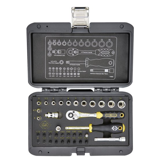 Socket Set 1/4" Drive 36Pce Socket Set 1/4" Drive 36Pce