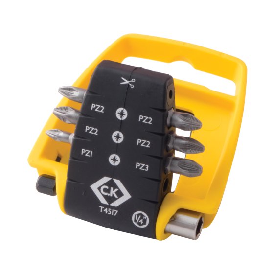 Screwdriver Bit Clip PZ Set/7